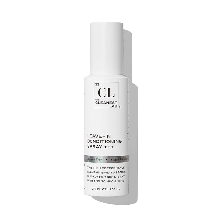The Cleanest Lab Leave-In Conditioner Mist Spray. Dry & Damaged Hair Treatment. Miracle Hydration Heat Protectant. De-Frizz & Detangles. Add Volume & Prime for Style. 3.6 Fl. Oz