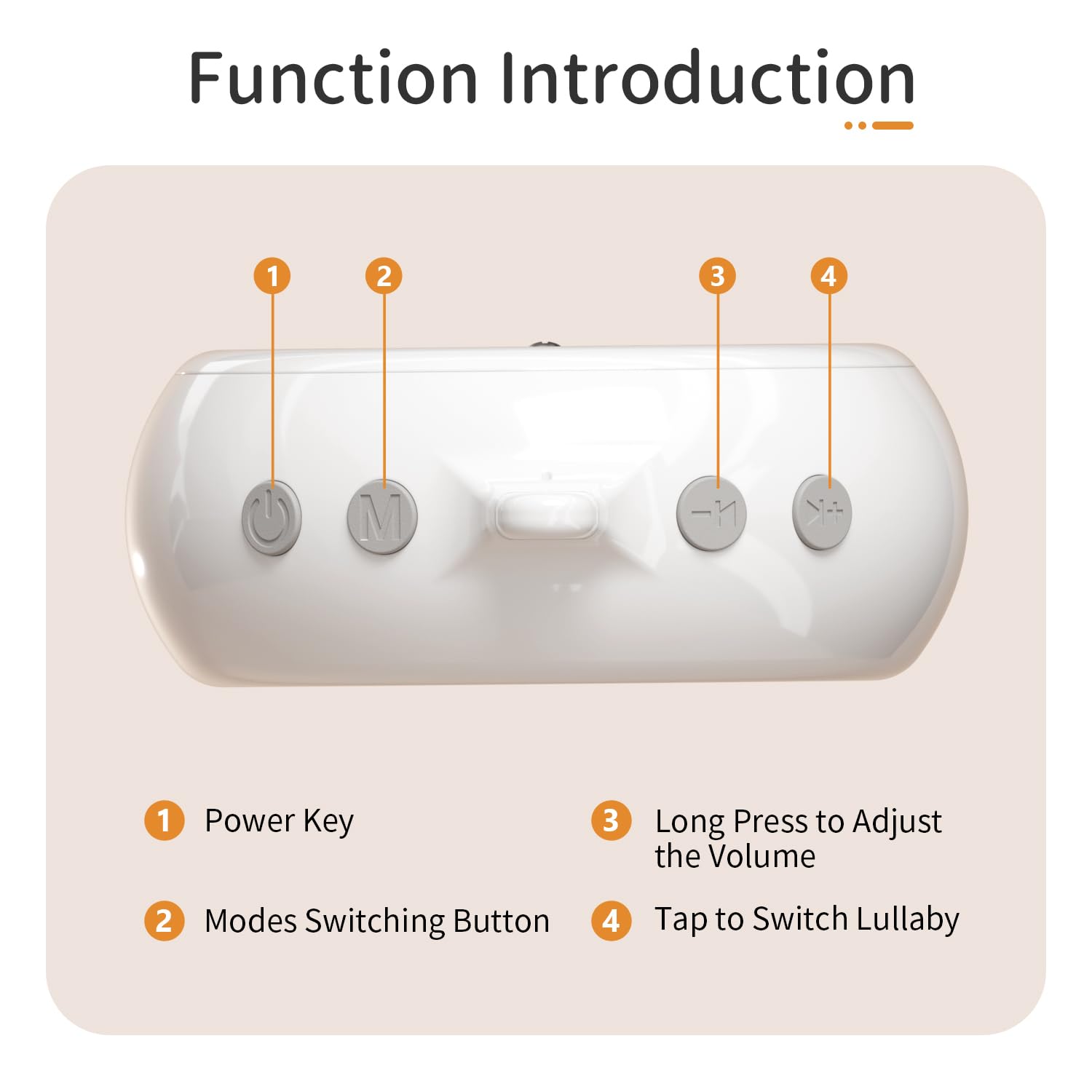 FEISIKE Baby Crib Mobile Arm with Music Box Spin Motor,23 Inch,Volume Control,3 Modes(Turn & Music,Turn Only, Music Only),Nursery Decor Hanger,Holder for DIY Clamp Mobile,35 Lullabies,30 Min Auto-Off