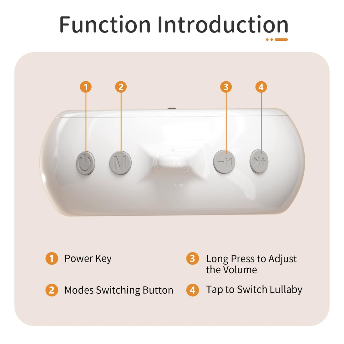 FEISIKE Baby Crib Mobile Arm with Music Box Spin Motor,23 Inch,Volume Control,3 Modes(Turn & Music,Turn Only, Music Only),Nursery Decor Hanger,Holder for DIY Clamp Mobile,35 Lullabies,30 Min Auto-Off