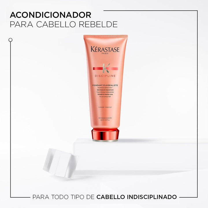 KERASTASE, Discipline Fondant Fluidealiste Smooth in Motion Care for All Unruly Hair Ounce, 6.8 Fl Oz