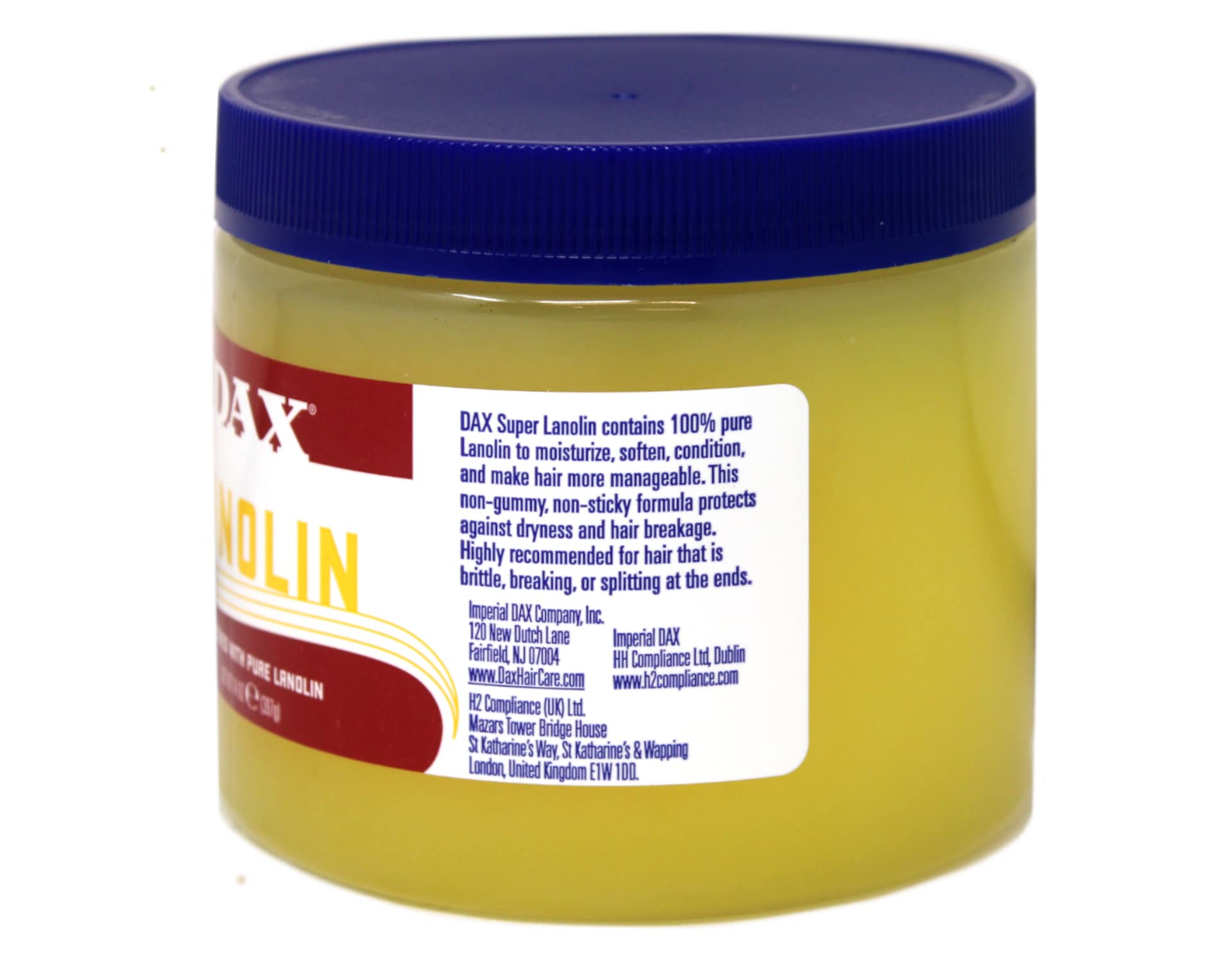 Dax Conditioner 100% Pure Lanolin 14 Ounce Jar (118ml) (2 Pack)