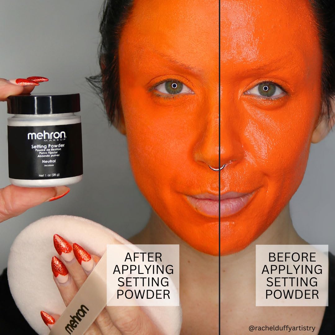 Mehron Neutral Setting Powder - 1 Oz. Shaker Jar
