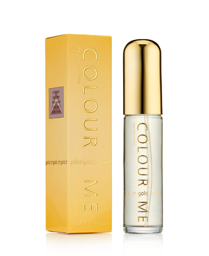 COLOUR ME Men Homme Gold Eau De Floral Spray Parfum 50Ml