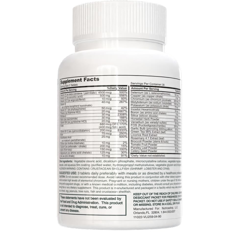 NUTRICASHOP Daily Vitamins