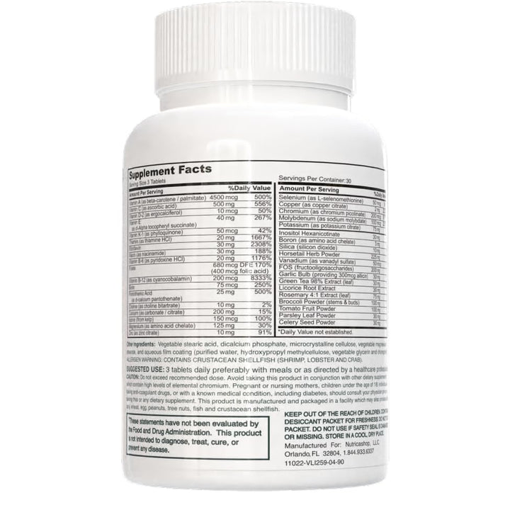 NUTRICASHOP Daily Vitamins