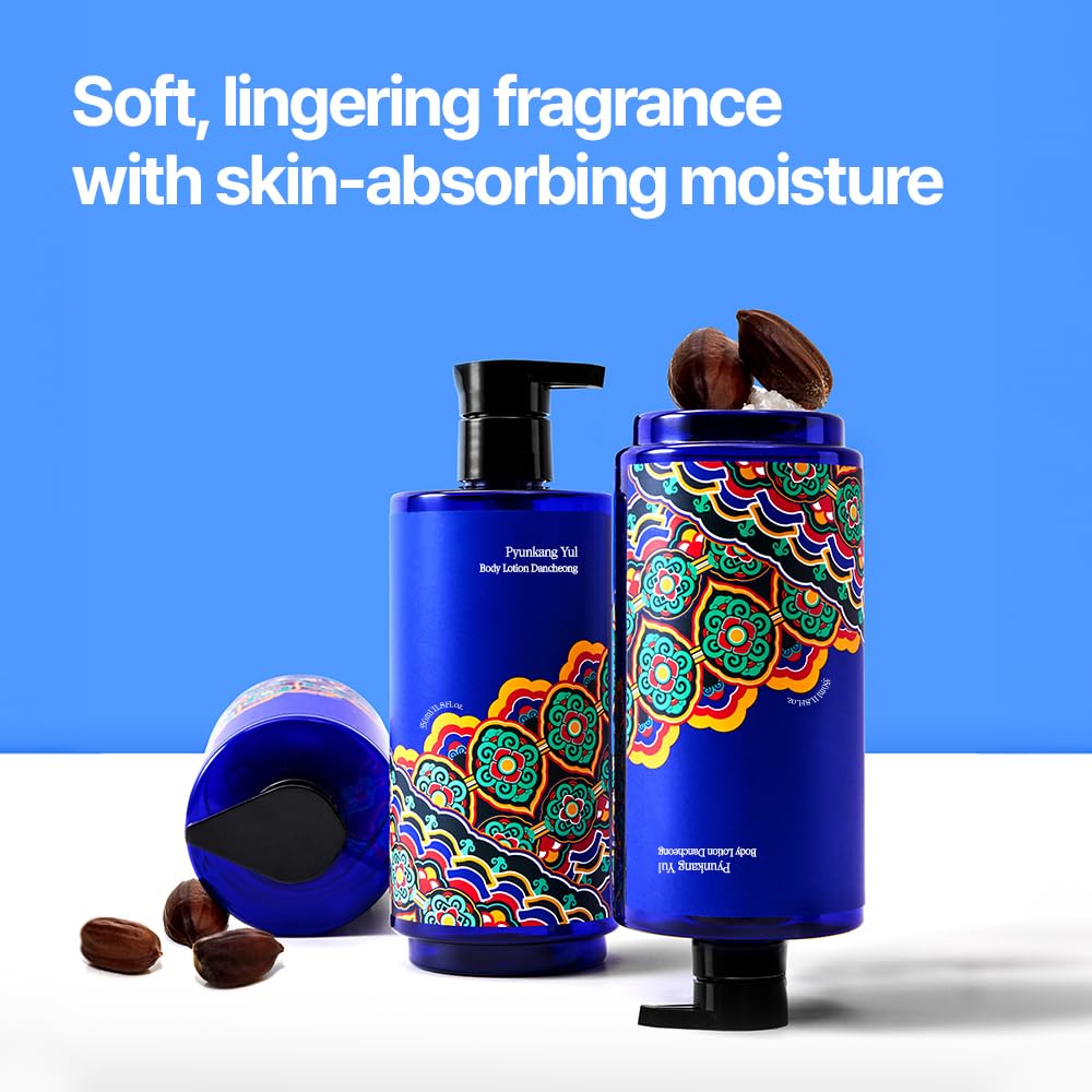 Pyunkang Yul [PKY] Dancheong Body Lotion, Intensive Moisture, Natural Scents with Essential Oils, Inspired by Fade-Resistant Korean Dancheong, Zero Irritation, Korean Skincare (11.83 Fl. Oz, 350ml)