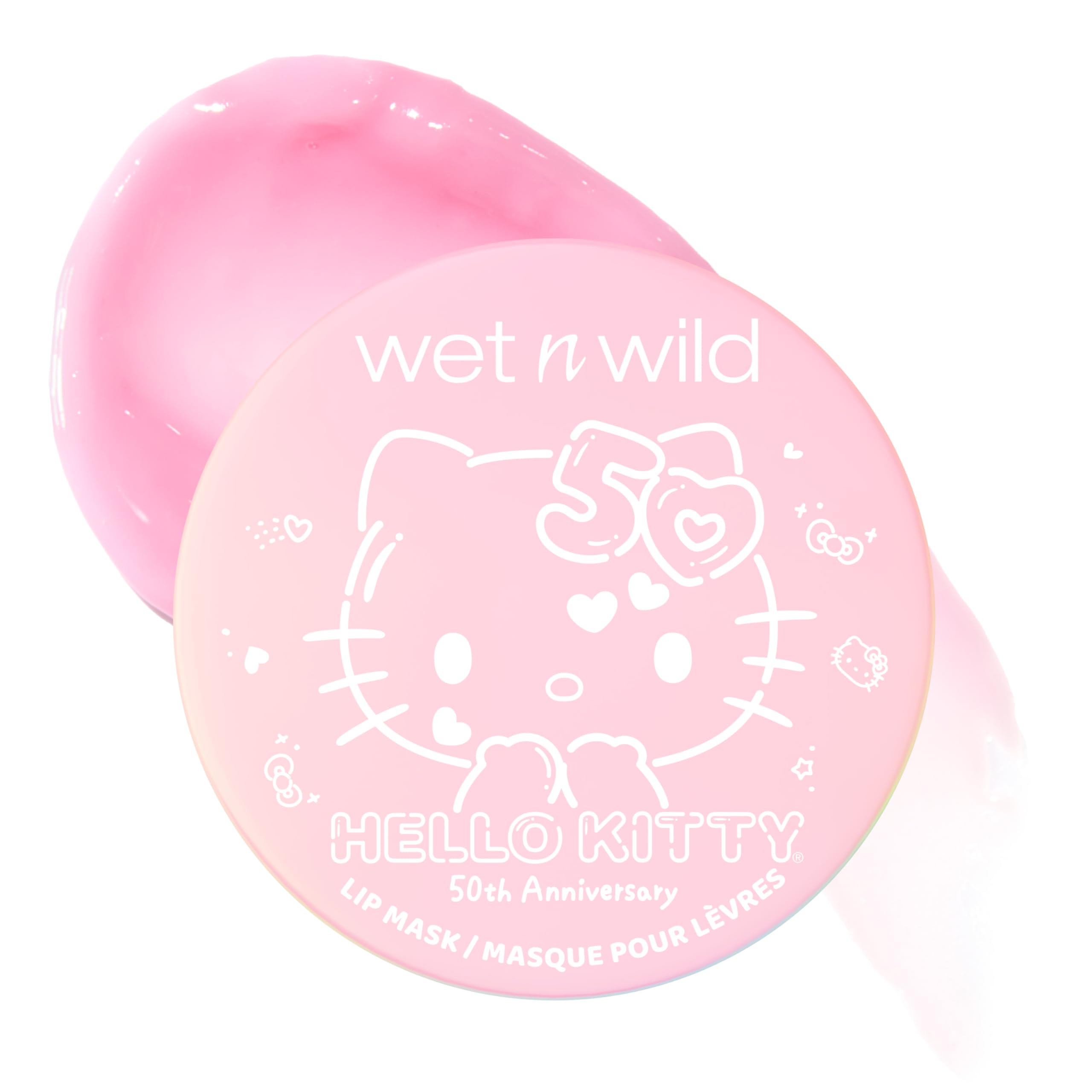 wet n wild Hello Kitty Lip Mask Spatula Duo- Nourishing Vitamin E, Murumuru Seed Butter & Shea Butter, Warm Apple Pie Lightly Scented, Cruelty-Free & Vegan
