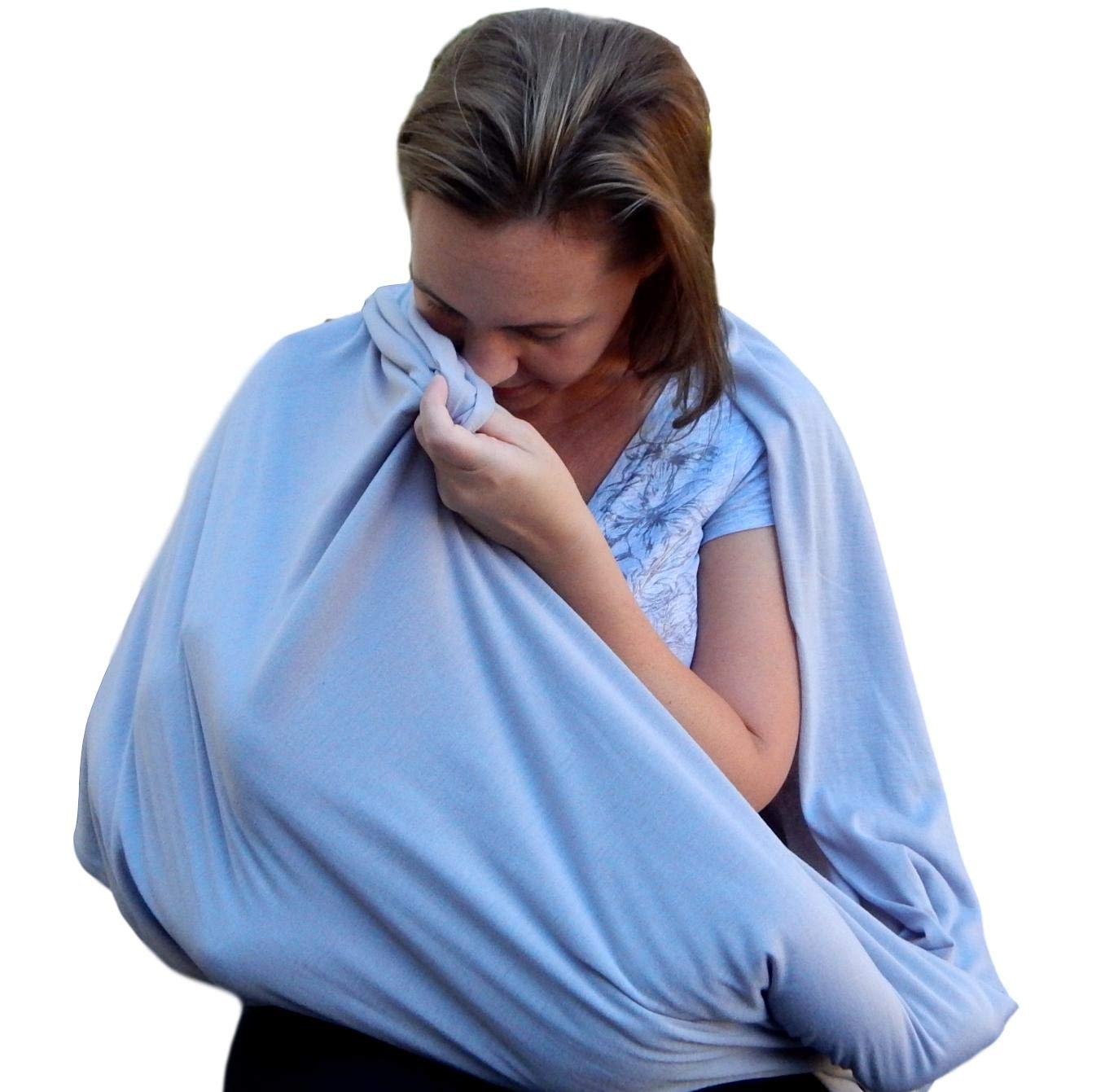 Nursing Scarf for Breastfeeding | Infinity Nursing Cover Hides Back for Privacy
