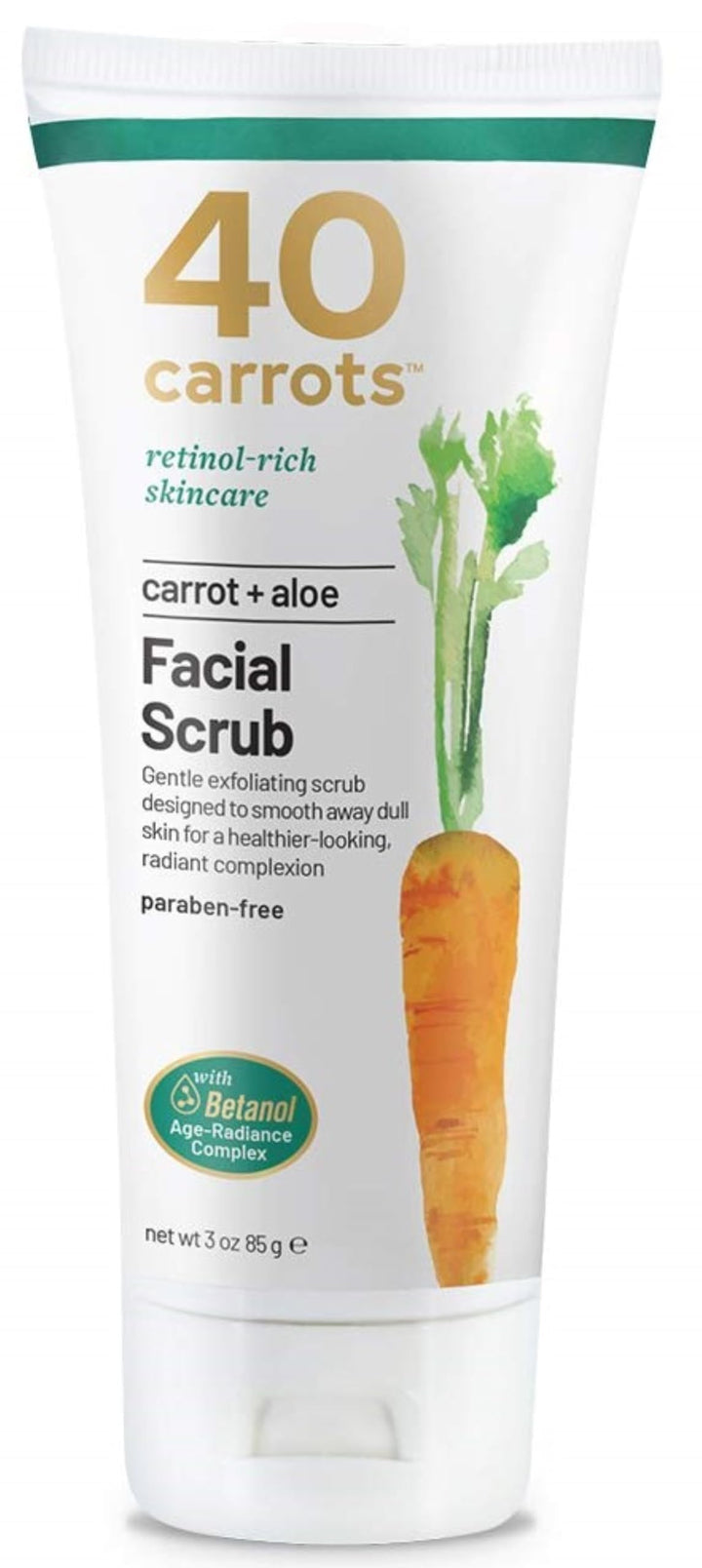 40 Carrots Carrot Aloe Facial Scrub