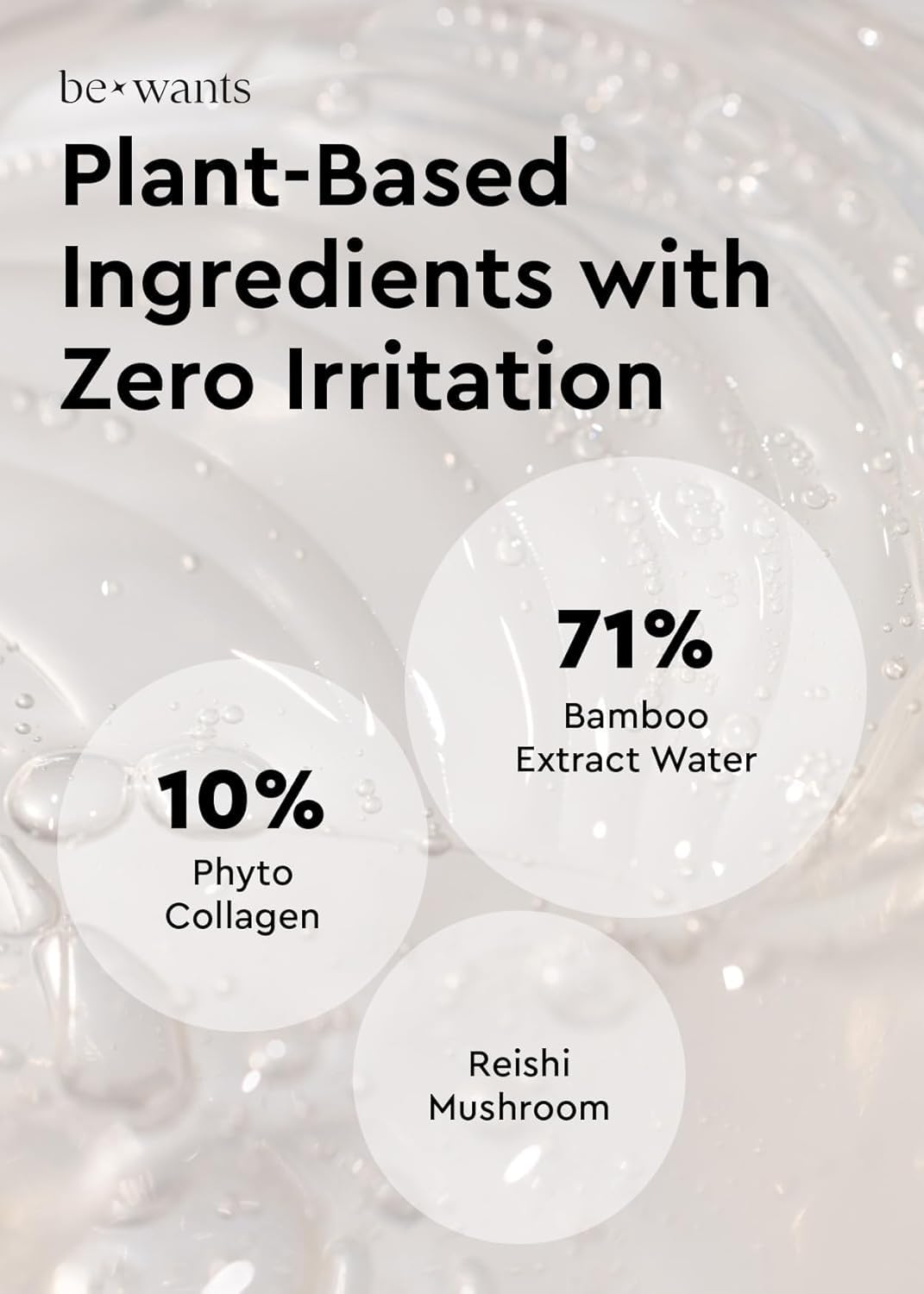 BE+WANTS Bewants Eye Patches for Dark Circles, Korean Under Eye Mask for Puffy Eyes – Vegan Collagen with 71.9% Bamboo Water, 60 Patches