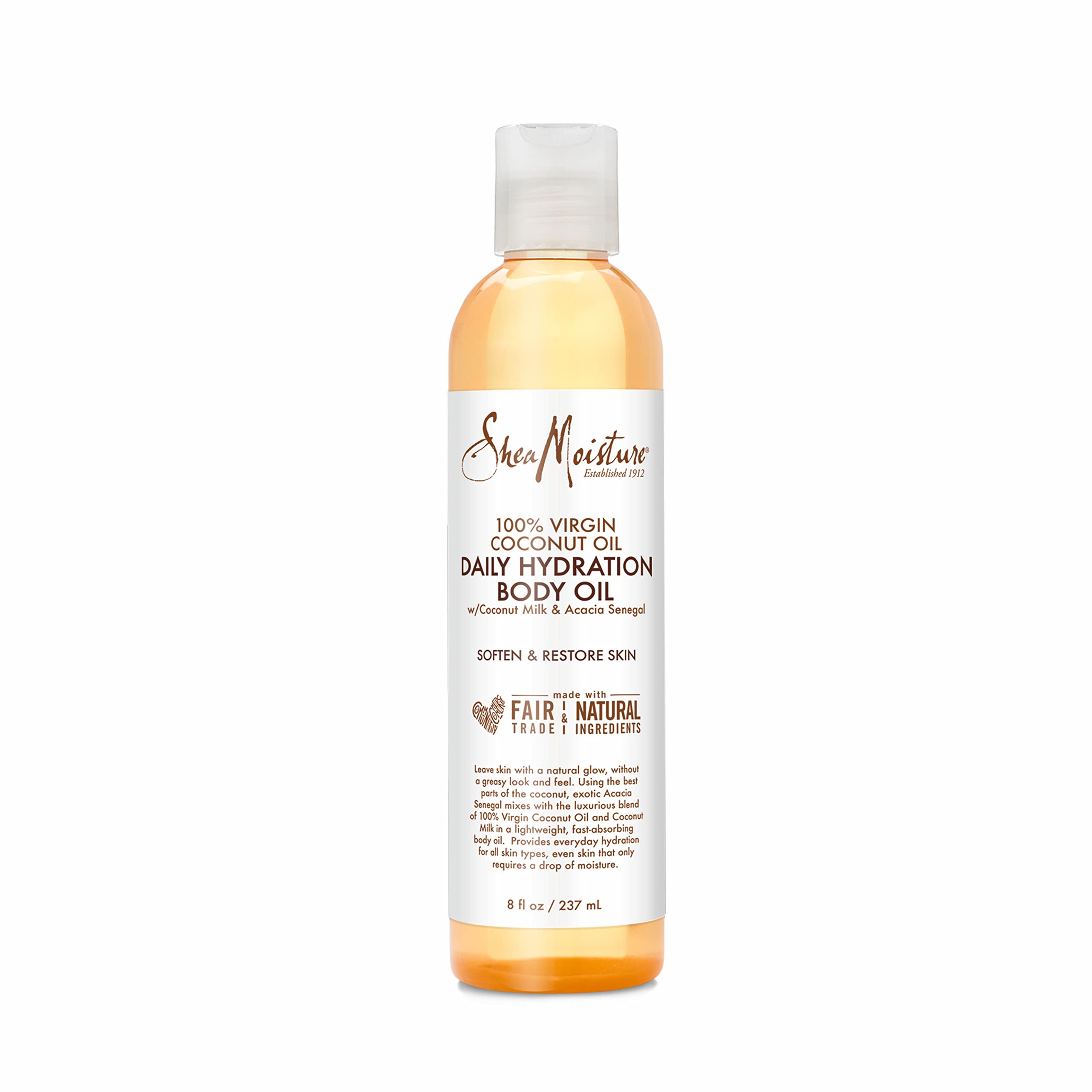 SheaMoisture Daily Hydration Body Oil 100% Virgin Coconut Oil (8 oz.)