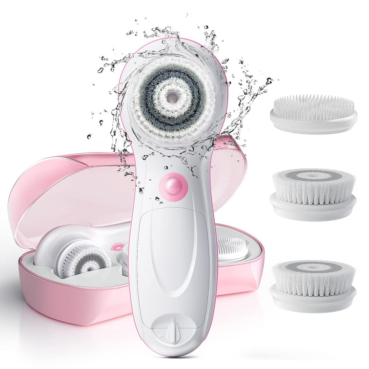 TOUCHBeauty AS-0759AG 360 Rotating facial microdermabrasion brush with 3 replacement cleansing bursh head