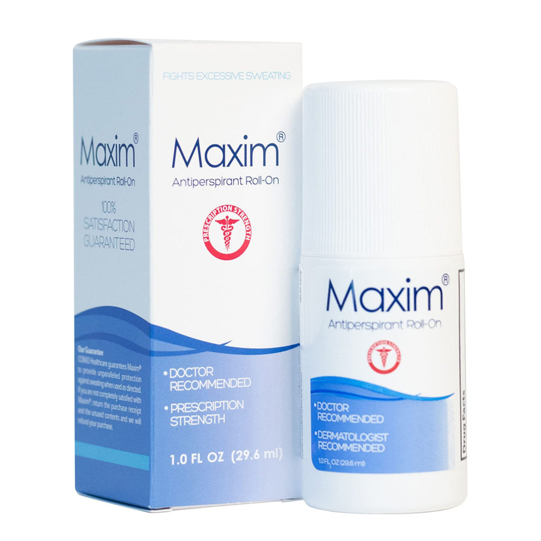 Maxim® Clinical Strength Antiperspirant for Hyperhidrosis Excessive Sweating – Stops Sweat Up to 48 Hours Per Use – Antiperspirant for Men and Women Certain to Keep you Dri