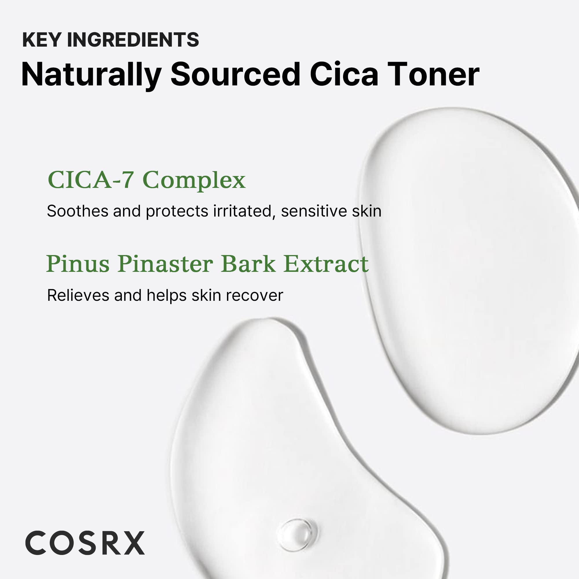 COSRX Pure Fit CICA Toner, 150ml / 5.07 fl.oz | Soothing Toner | Centella Asiatica Facial Toning Water | Korean Skincare, Animal Testing Free, Sulfates Free, Paraben Free