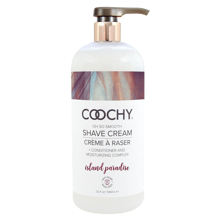 Coochy Shave Cream Island Paradise 32 Oz