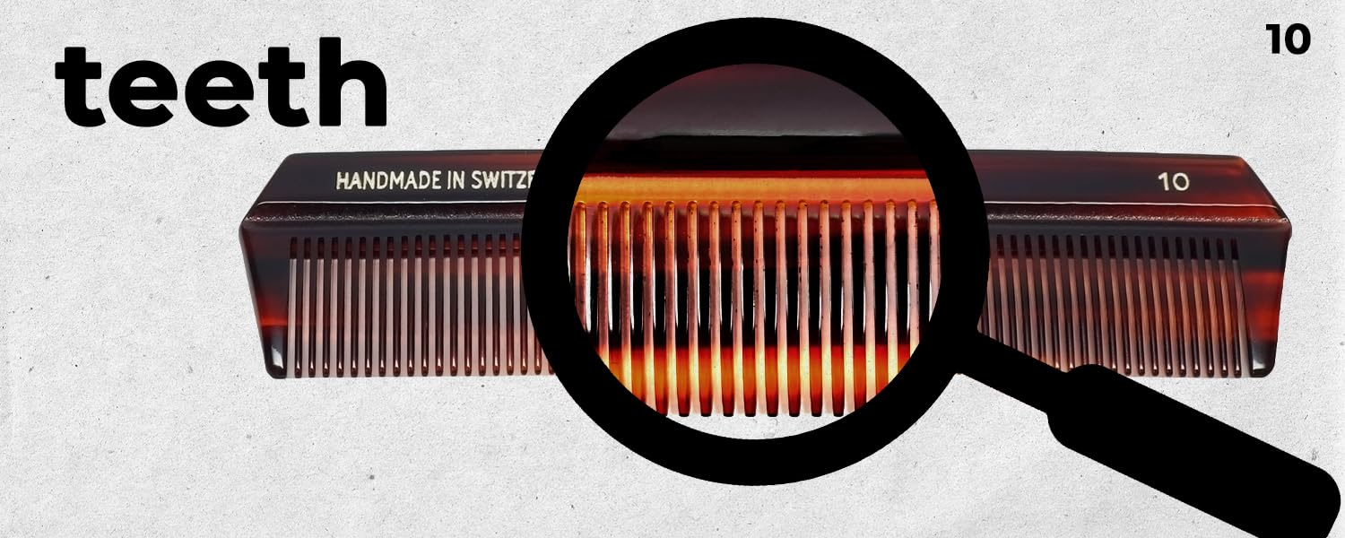 Speert Hand-made tortoise comb #10