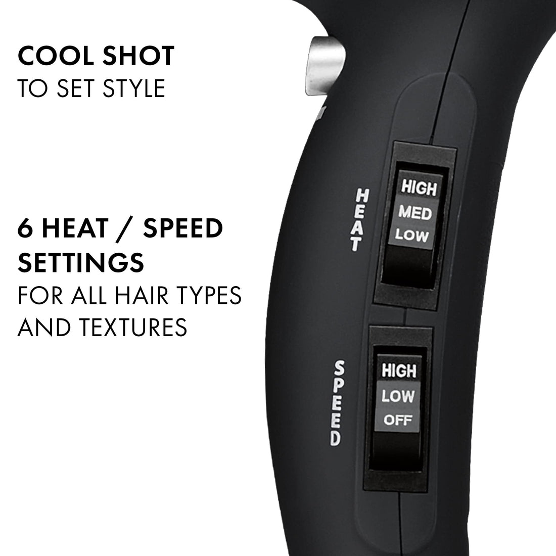 HOT TOOLS 1023 Ionic Turbo Dryer, Black