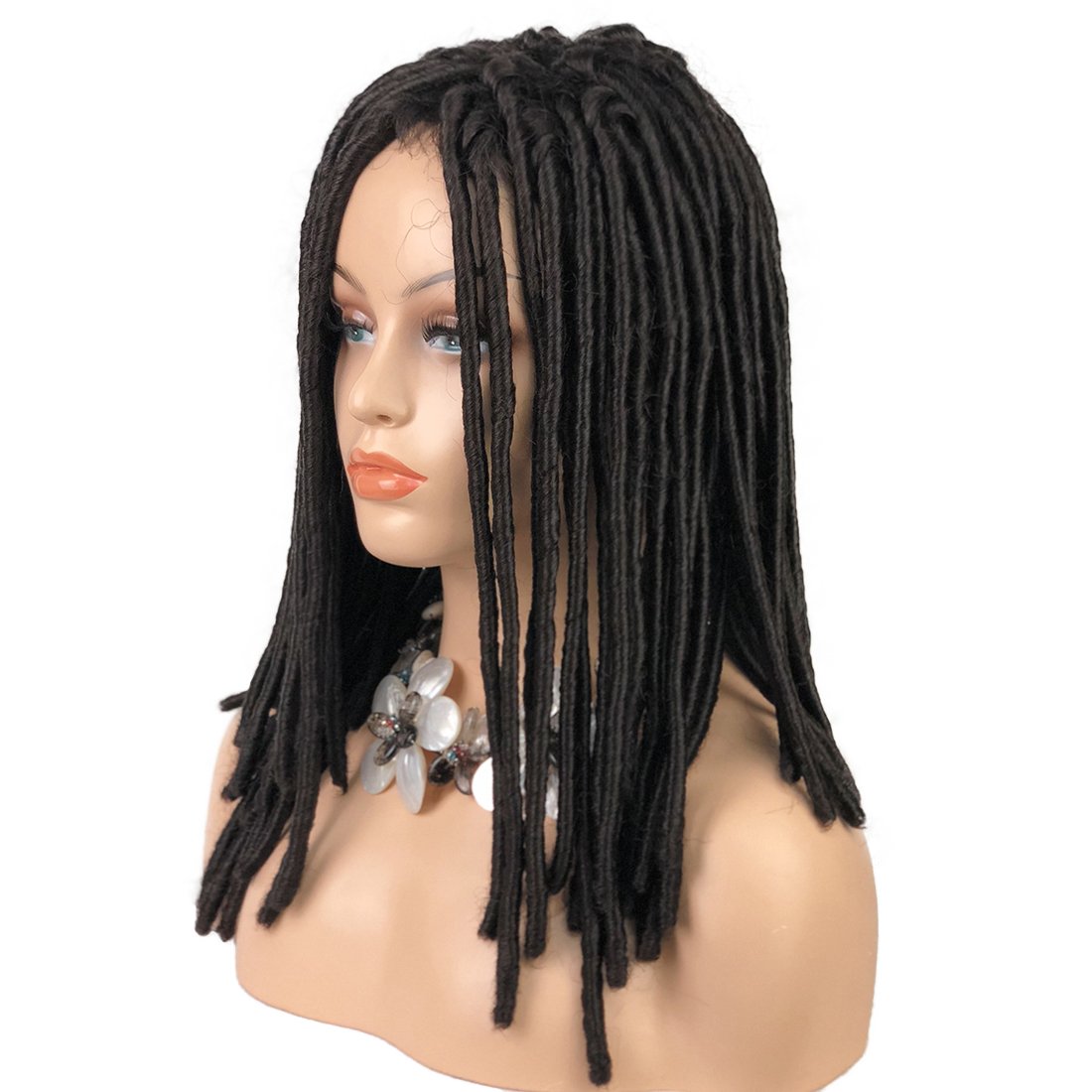 4# Dark Brown : Lydell Twist Hair Crotchet Braids Wigs Synthetic Dreadlocks Braids Hair Wig (4# Dark Brown)