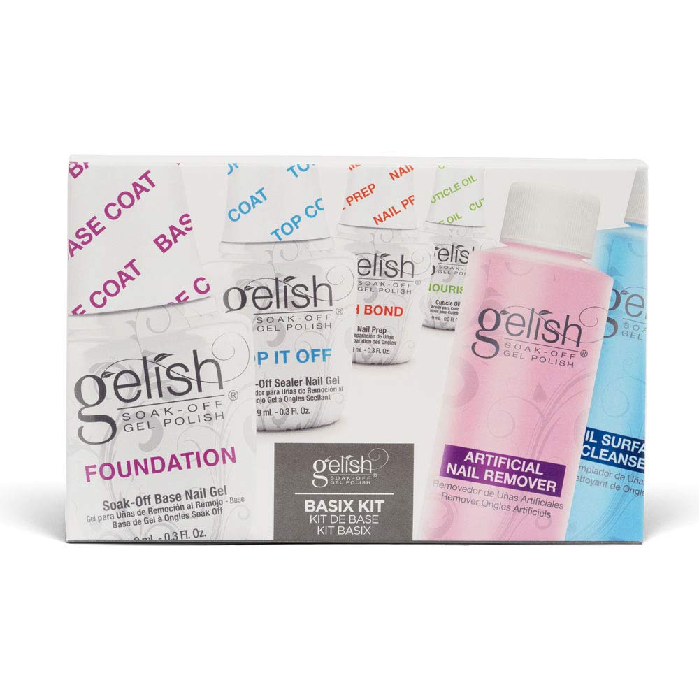 Gelish Mini Basix Gel Nail Polish Starter Kit