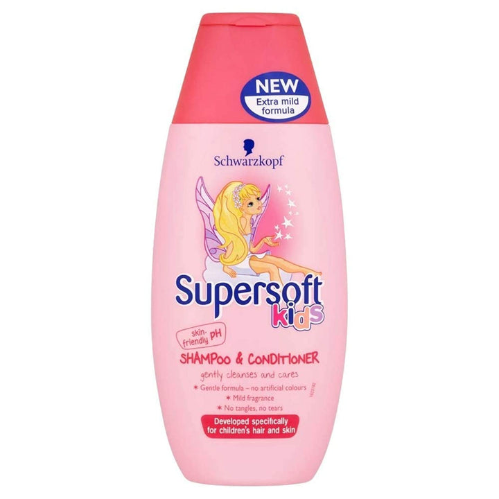 Schwarzkopf Supersoft Kids Shampoo & Conditioner - 250Ml