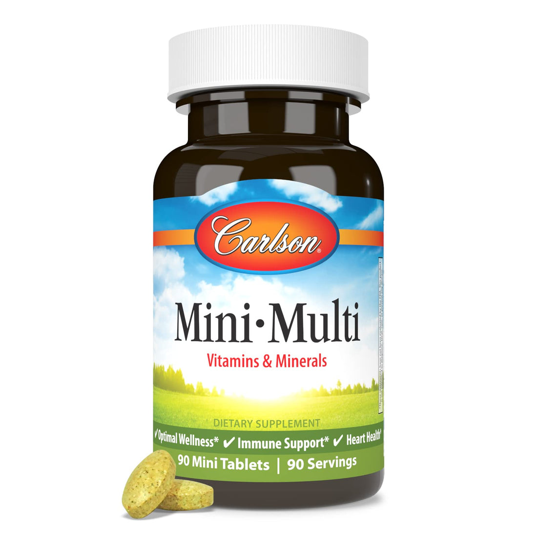 Carlson Mini-Multi, Essential Vitamins & Minerals, 90 Small Tablets