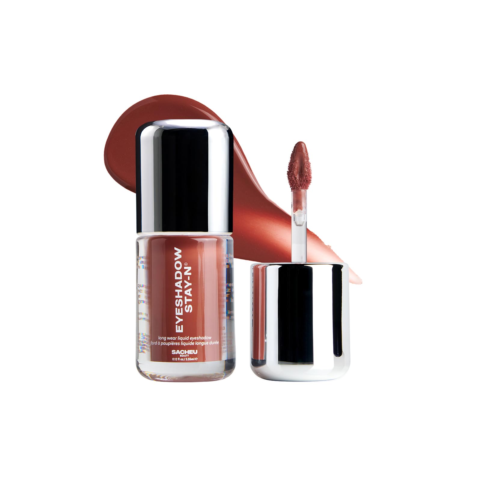 Sacheu Liquid Eyeshadow STAY-N Longwear Eye Makeup — Buildable Highly Pigmented & Blendable Eye Shadow Cream in Matte & Shimmer Finishes, Sp-ICE