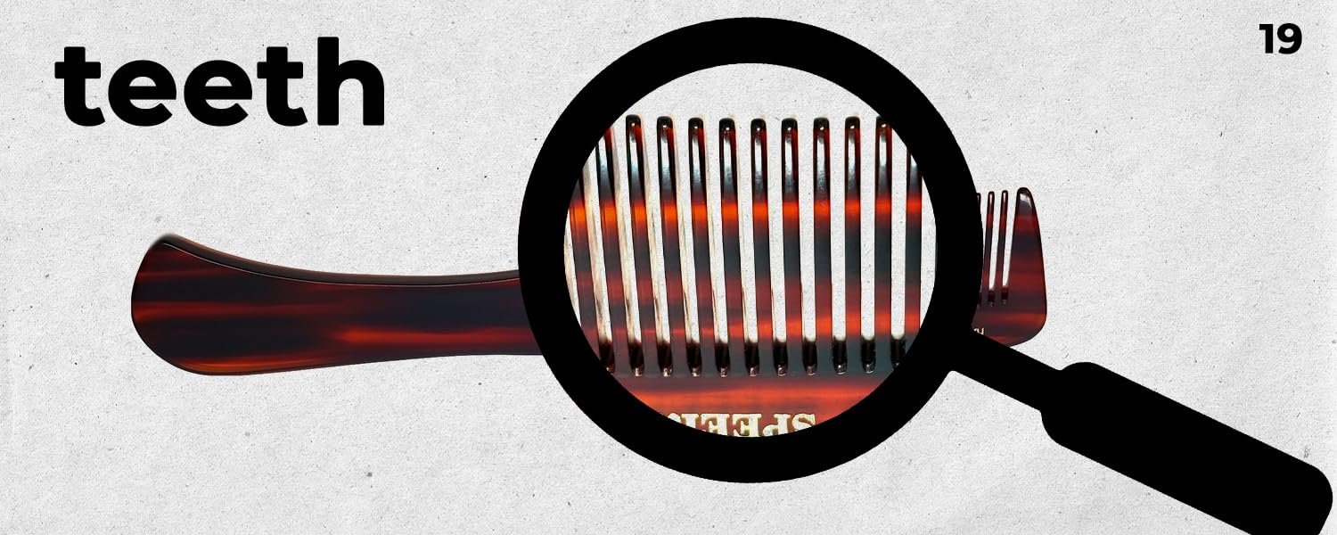 Hand-made tortoise comb #19