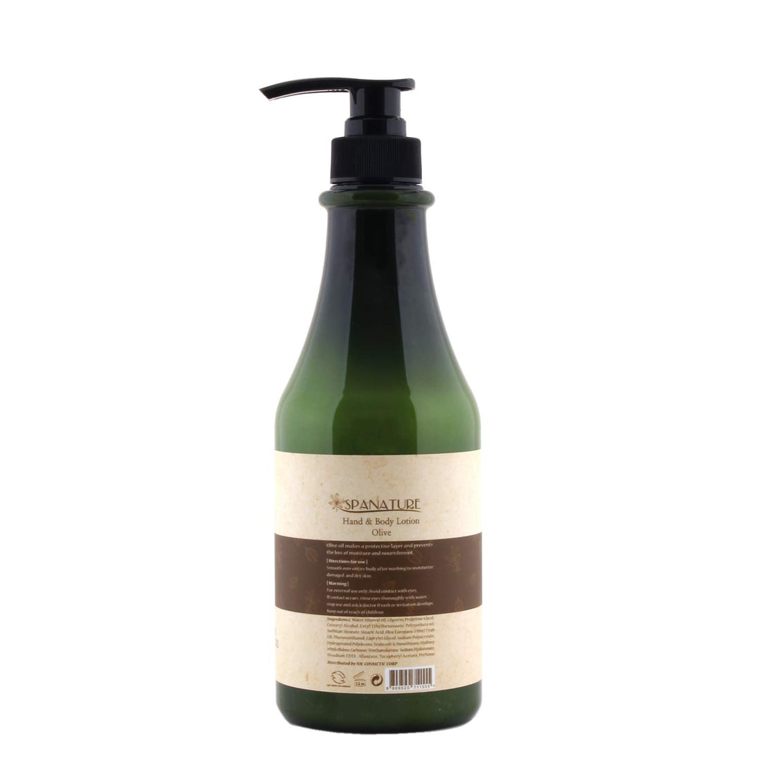 Olive: Spanature Hand & Body 750Ml/25Oz Lotion Selection Made In Korea (Olive)