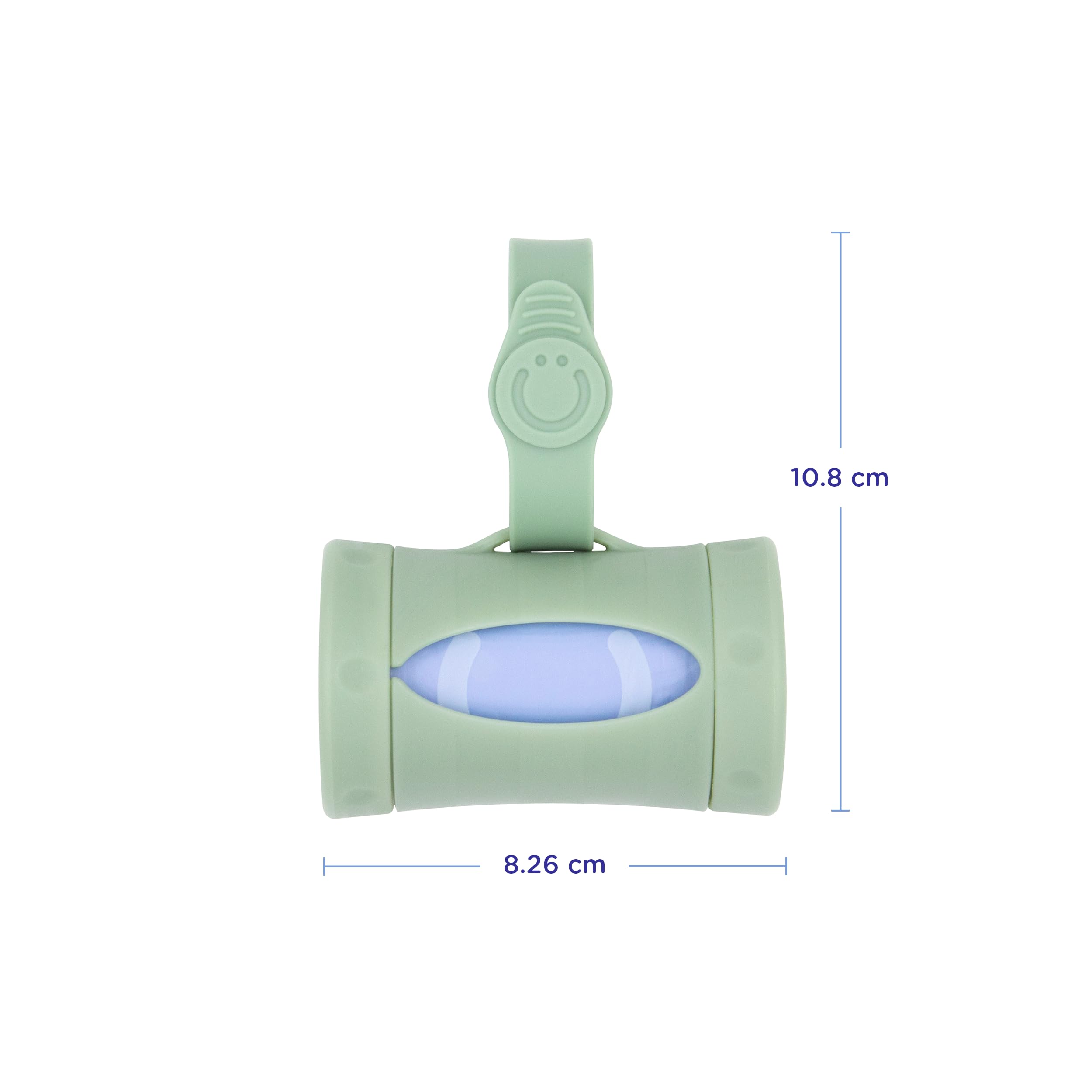 Ubbi On-the-Go Diaper Bag Dispenser for Travel, Retractable Must Have for Newborns, Helpful Baby Accessory, Sage Green