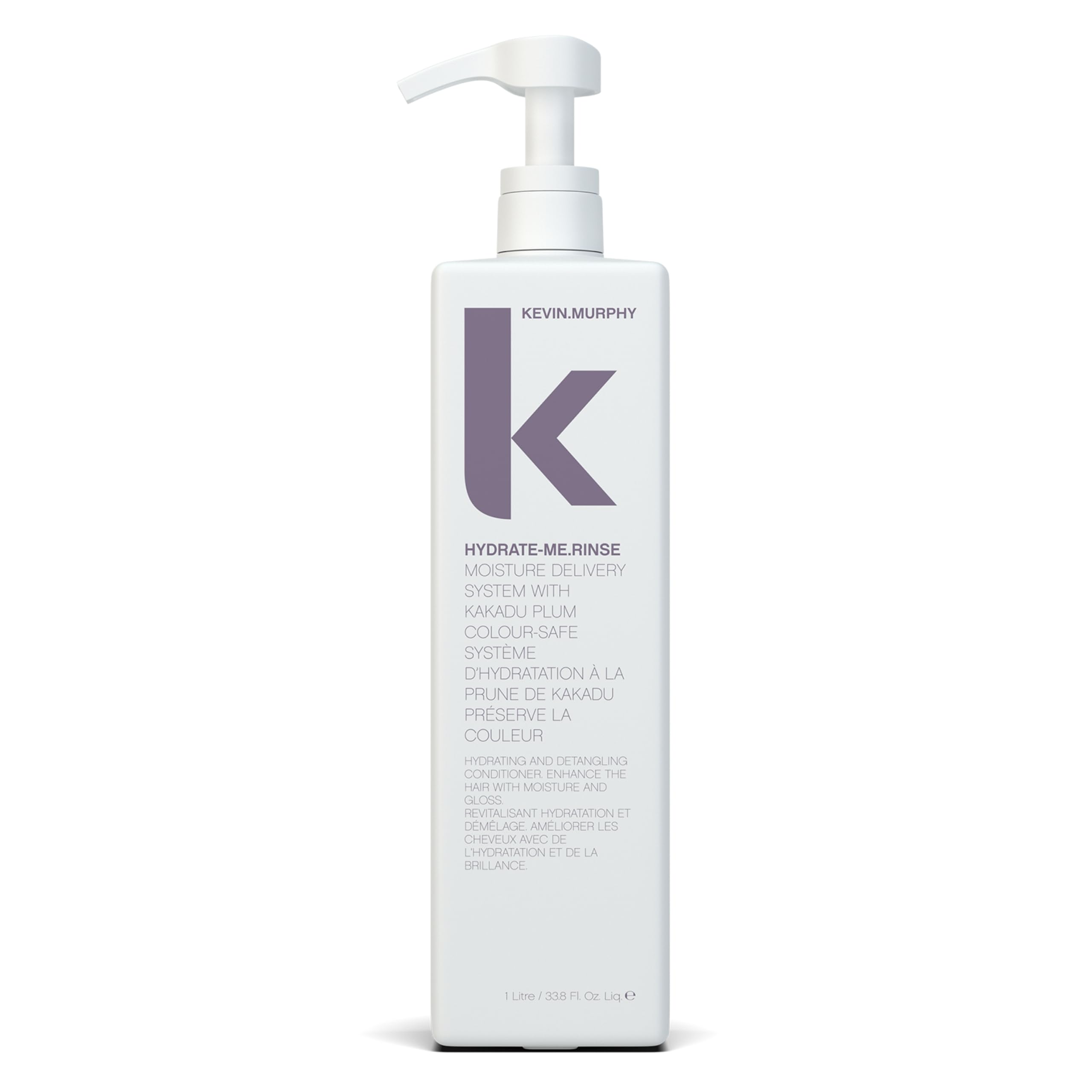 KEVIN.MURPHY HYDRATE-ME.RINSE - Moisturising Conditioner - For Normal & Dry Hair - Hair Repair - Colour Safe Conditioner - With Antioxidant Blend & Kakadu Plum - 1 L / 33.8 fl oz