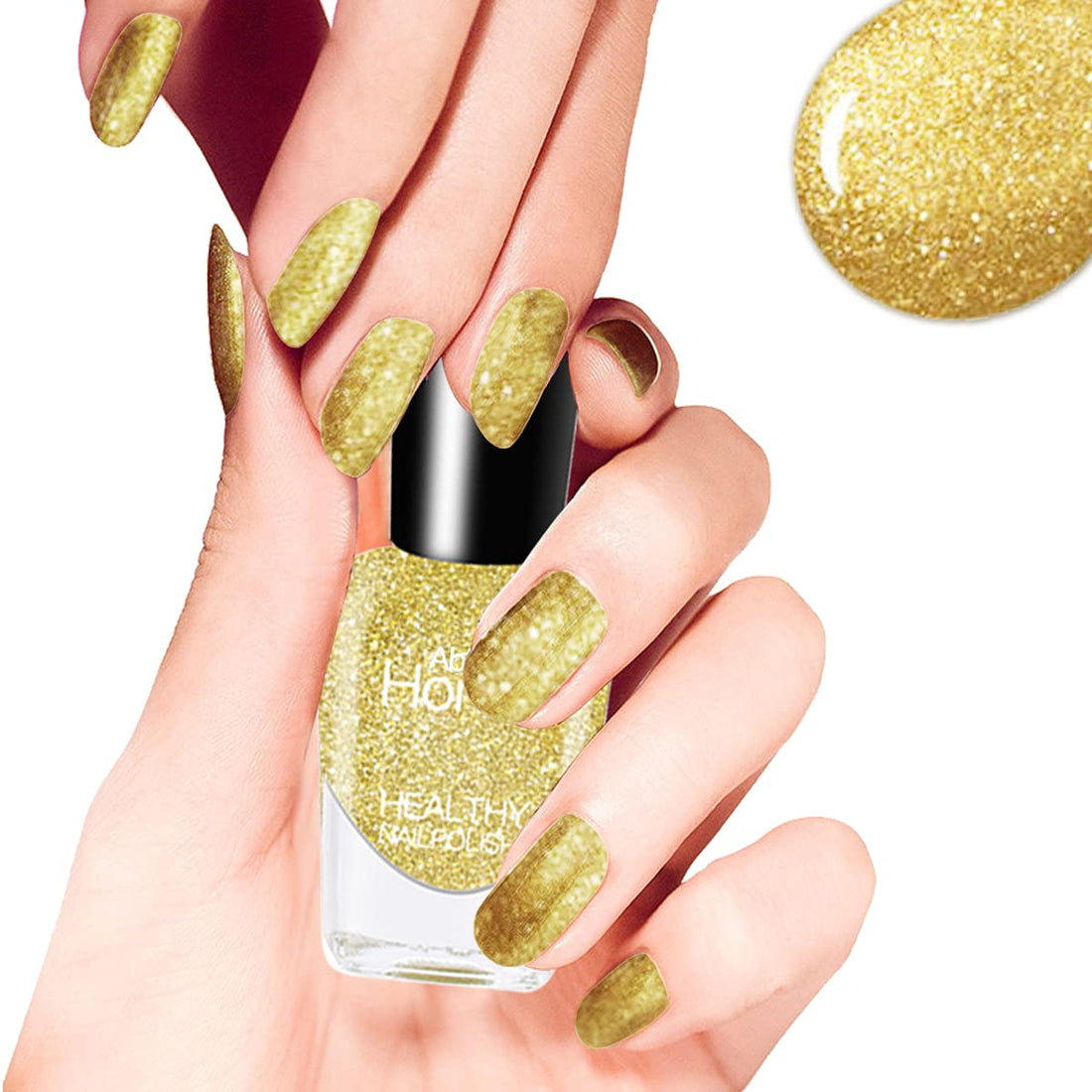 Abitzon New Nail Polish Set (10 Bottles) - Non-Toxic Eco-Friendly Easy Peel Off & Quick Dry Water Based Nail Polish: Style-1