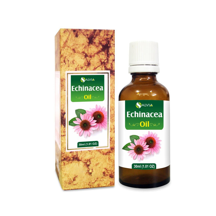 Salvia Echinacea Oil Pure and Natural Echinacea Oil Extract | Hair Care (Clean, Smooth and Silky Hair) | Skin Care (Hydrate, Nourish, Protect Skin) - 30 ML echinacea_30ml