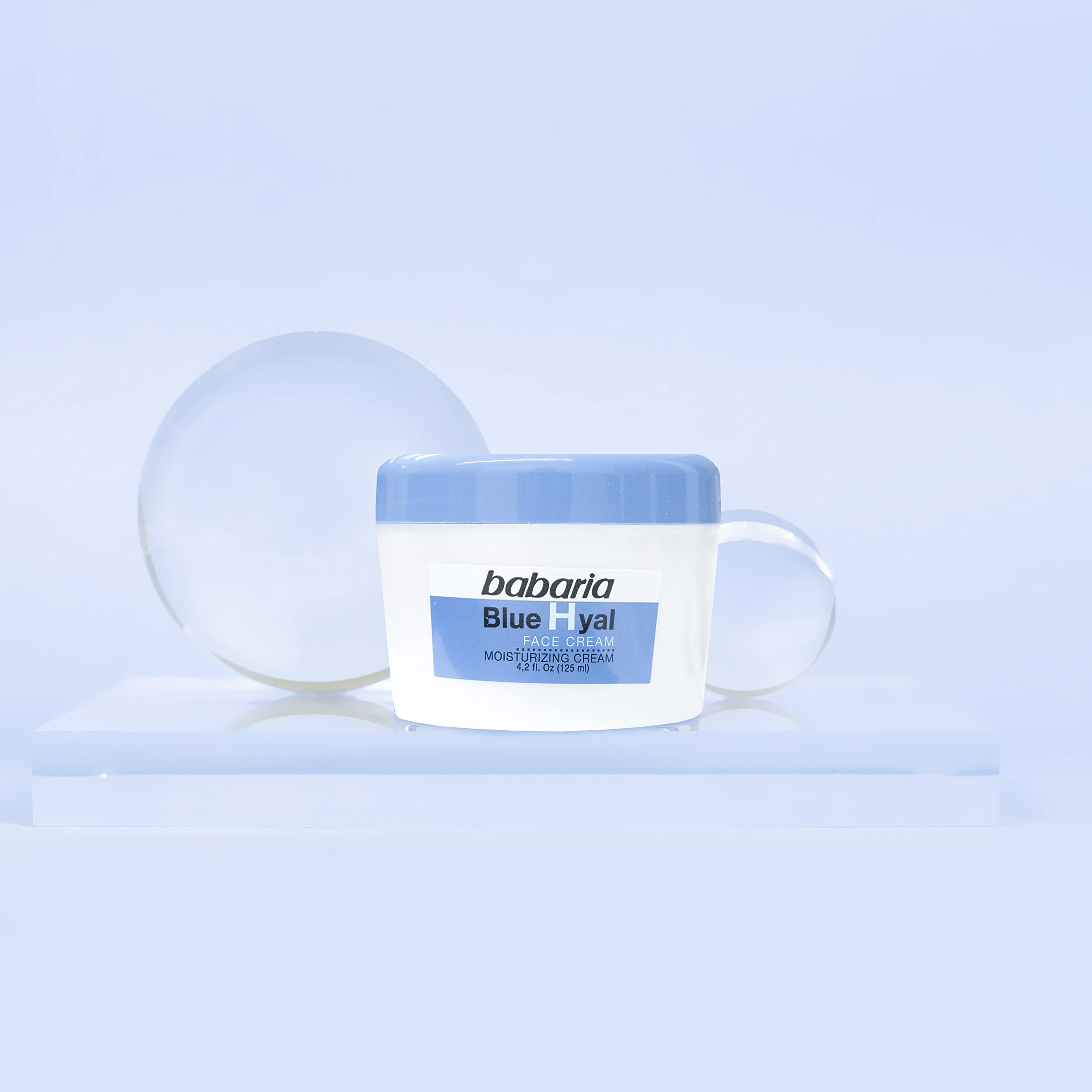 Babaria Hyaluronic Acid Face Cream - Intensely Hydrates and Smooths Your Epidermis - Provides Hydration and Reduced Flaccidity - Reduces Wrinkles and Fine Lines - Suitable for All Skin Types - 4.2 oz