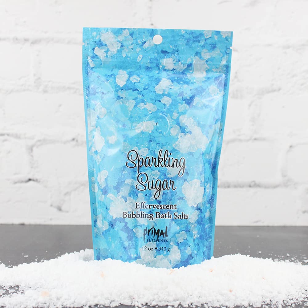Primal Elements Bubbling Bath Salts, Sparkling Sugar, 12 Ounce