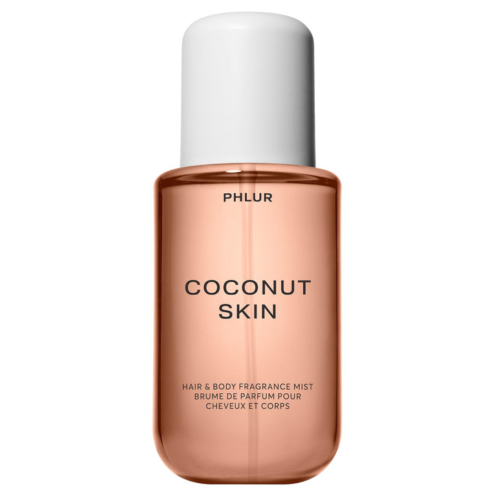 PHLUR Coconut Skin Body Mist - Hair & Body Fragrance Mist - Coconut Body Spray with Caramel, White Florals, Sandalwood & Amber (8 Fl Oz)