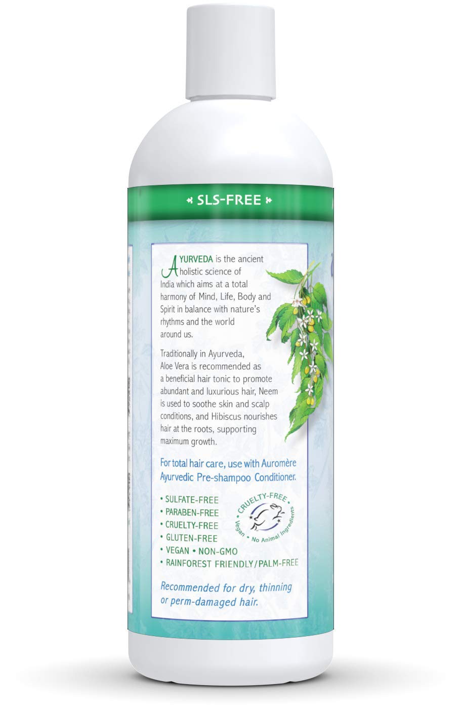 Auromere Shamp Neem Aloe Vera 16 Fz