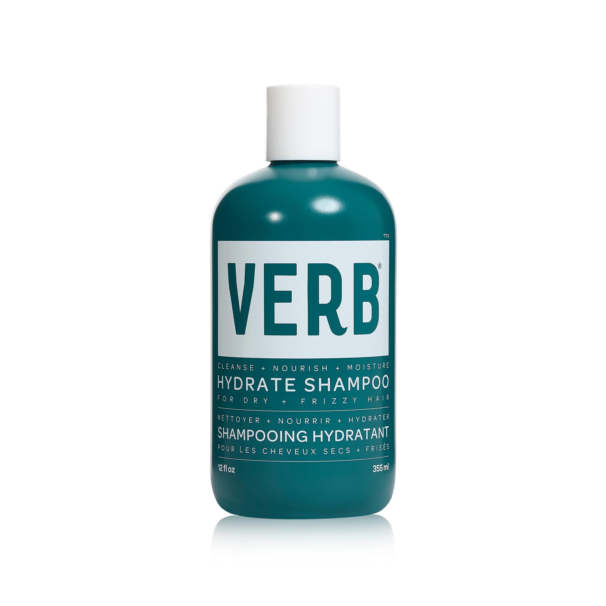VERB® Hydrate Shampoo Cleanses Dry and Frizzy Hair to Reduce Frizz and Add to Moisture Hair, 12 oz