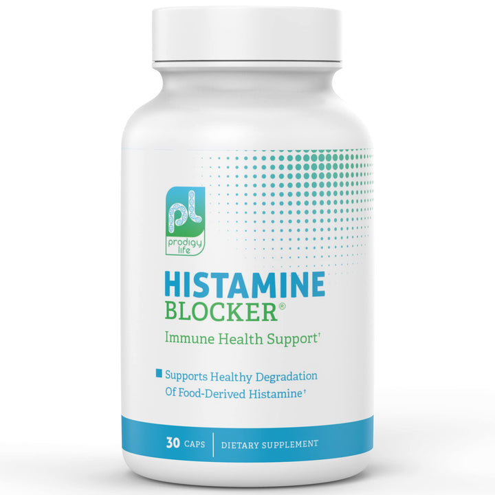 Premium Histamine Block Supplement - Advanced Blocker with Diamine Oxidase (DAO) Enzyme - Supports Breakdown of Histamine for Food-Derived Intolerance - 30 ct