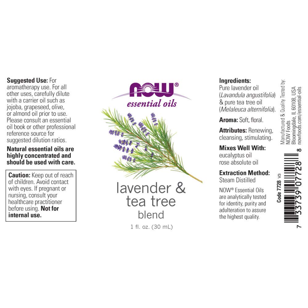 Lavender and tea tree oil