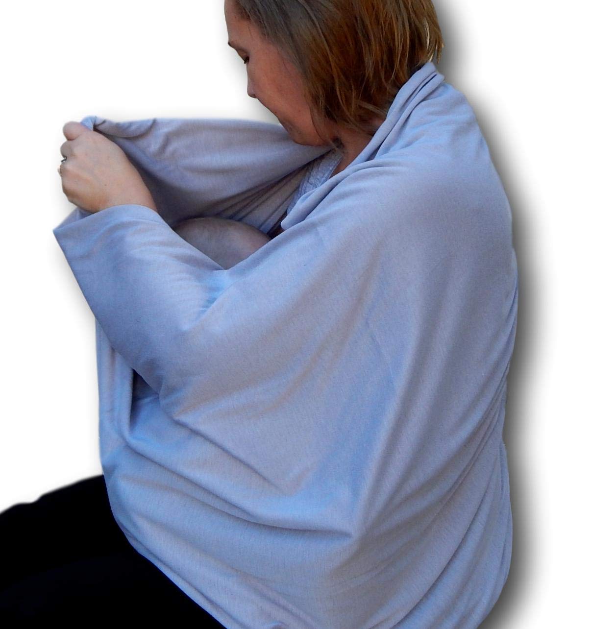 Nursing Scarf for Breastfeeding | Infinity Nursing Cover Hides Back for Privacy