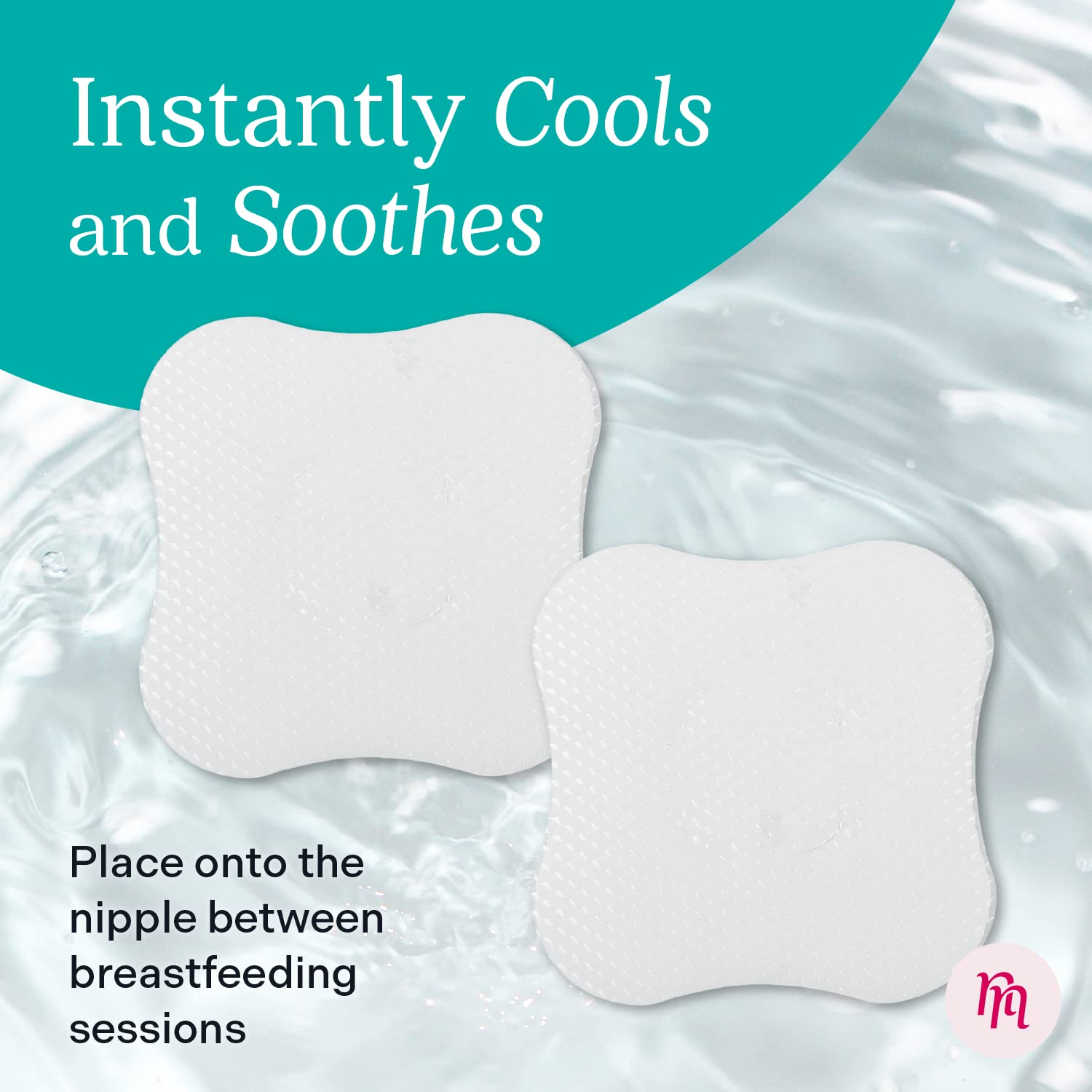Nurse & Nourish [8 Pads] Hydrogel Pads for Breastfeeding Soreness Support - Immediate Relief Nipple Gel Soothing Pads - Easy Apply Gel Nipple Pads for Breastfeeding - Reusable Form Adjusting Gel Pads