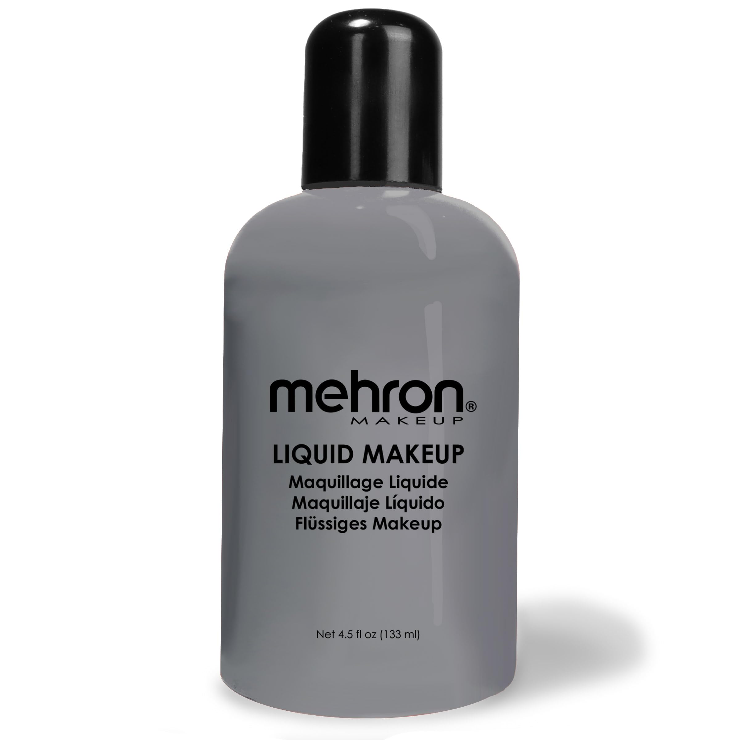 Mehron Makeup Liquid Face & Body Paint, MONSTER GREY - 4.5oz