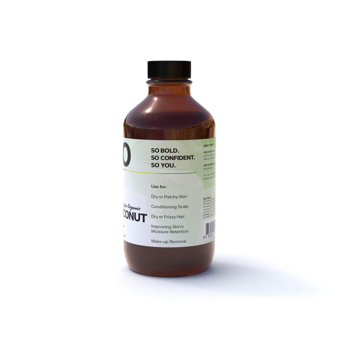SO Extra Virgin Organic Coconut Oil | Excellent Anti-Frizz Scalp Conditioner | Tames Dry Skin and Frizzy Hair Coconut Oil | Hair Conditioner 4 oz / 118mL