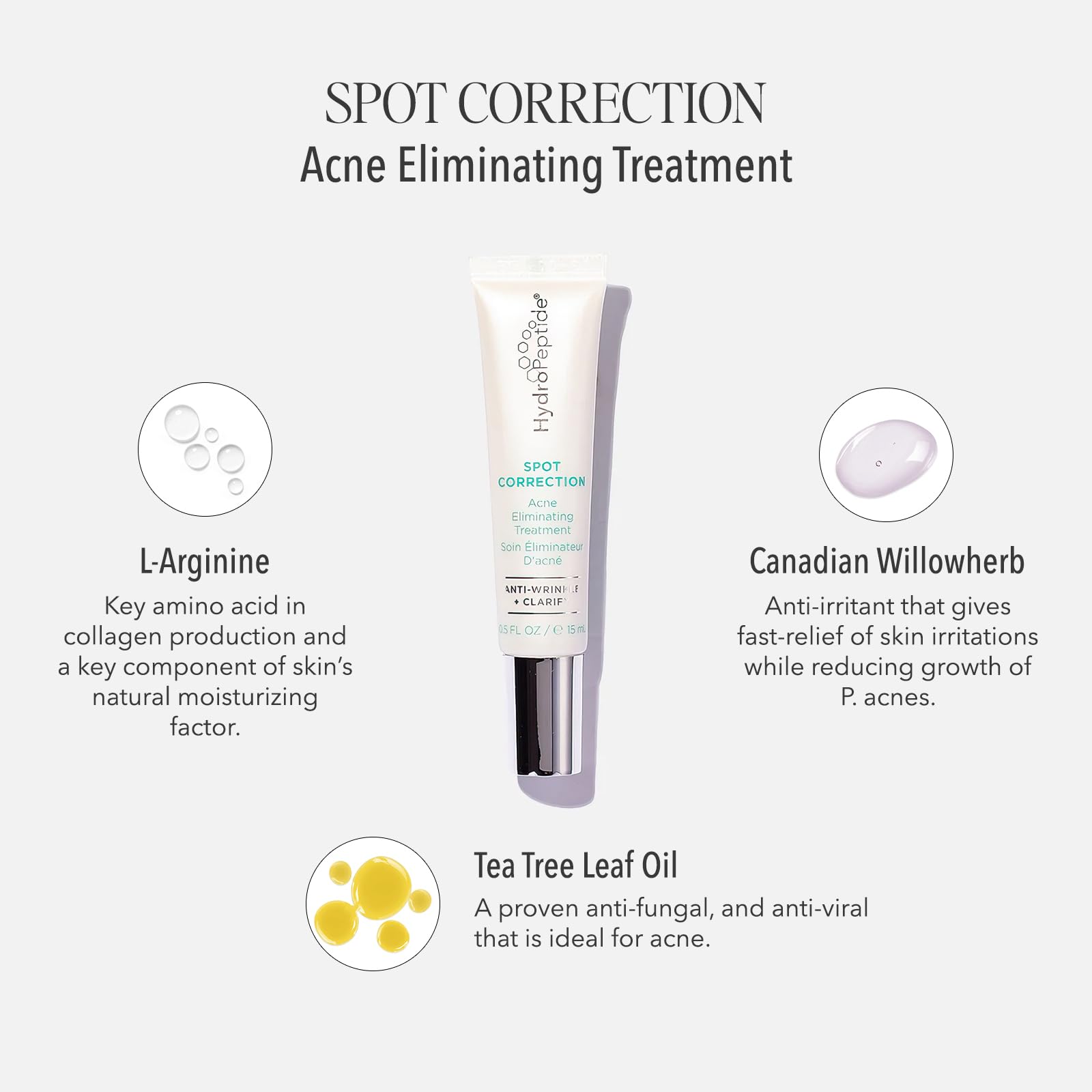 HydroPeptide Spot Correction Acne Eliminating Treatment, 0.5 Fl Oz