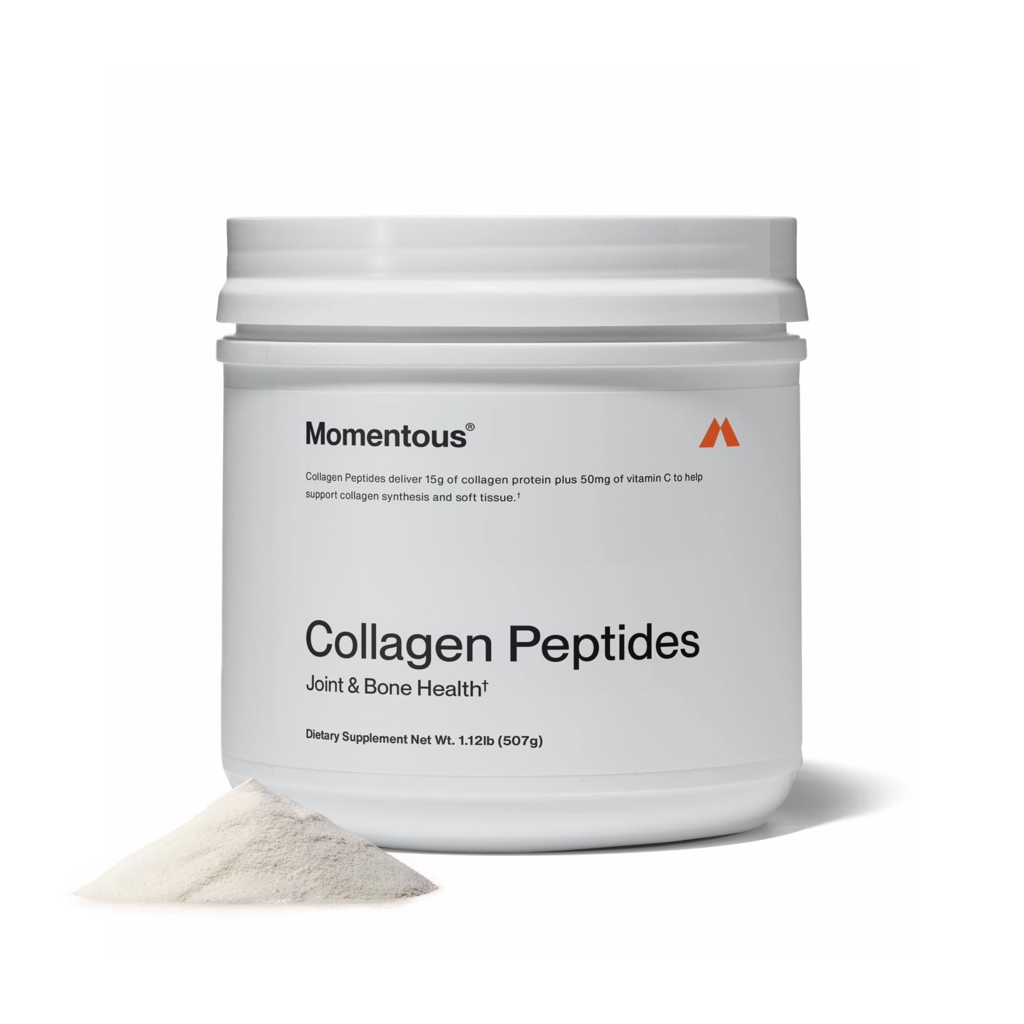 Momentous Grass Fed Collagen Peptides Powder - Collagen Protein Powder with Fortigel & Vitamin-C for Hair, Skin, Nails & Joint Health Support - Packaging May Vary