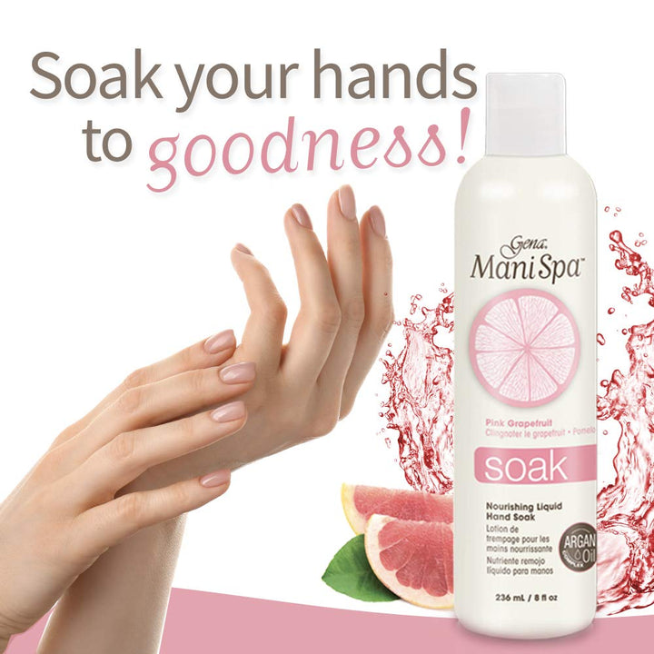 Gena Mani Spa Liquid Hand Soak, 8.0 Ounce
