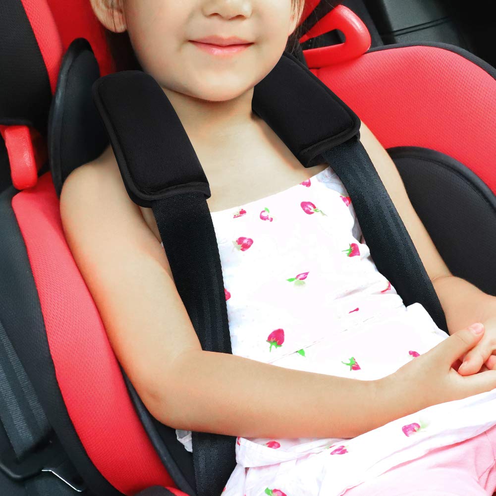 Accmor Car Seat Strap Pads for Baby Toddler Kids, Car Seat Strap Covers, Soft Car Seat Straps Shoulder Pads for All Baby Car Seats, Stroller, Pushchair, High Chair