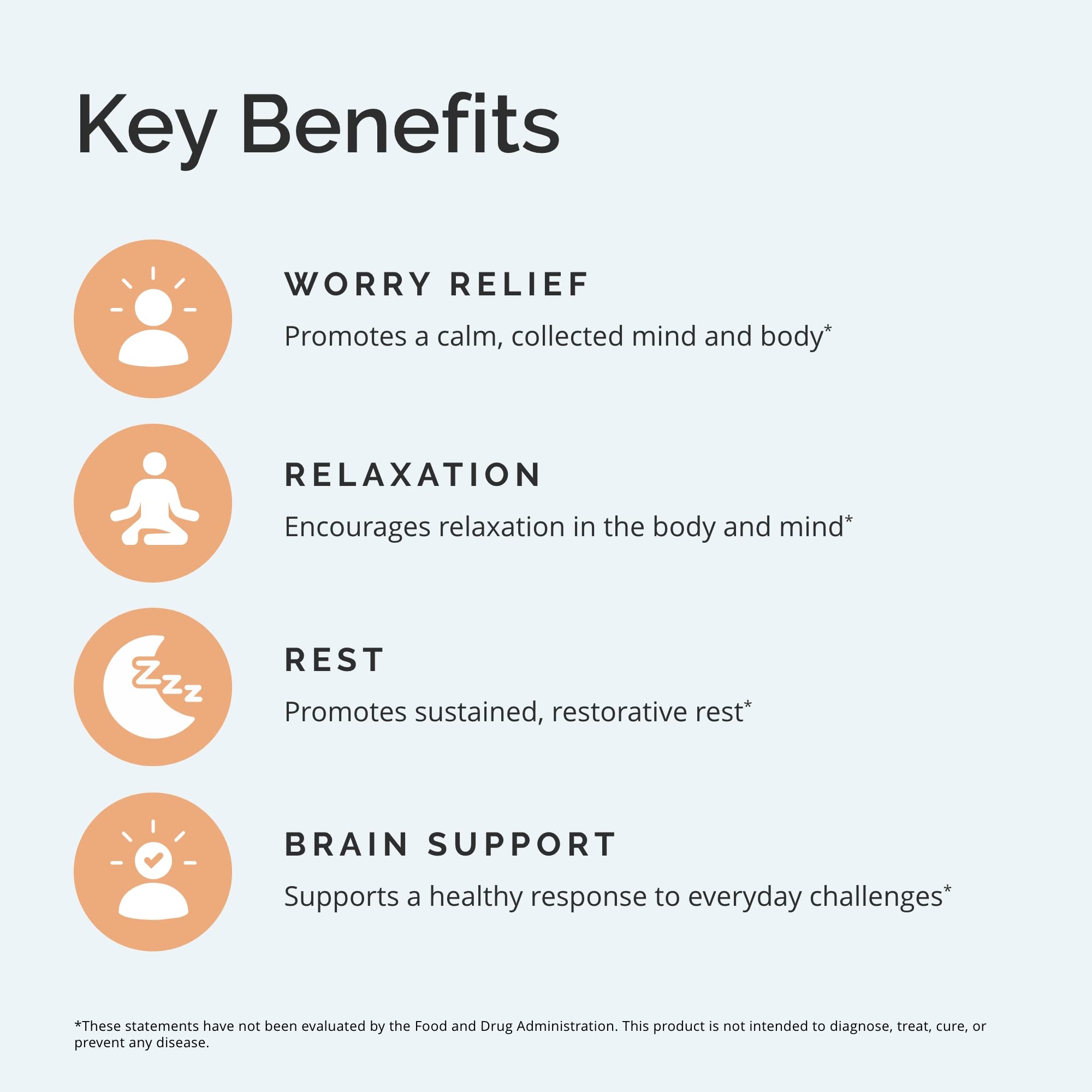 Dr Amen BrainMD Calm My Brain - 90 Vegan Capsules - Fast-Acting Formula with Magnesium, Ashwagandha & L-Theanine - 30 Servings