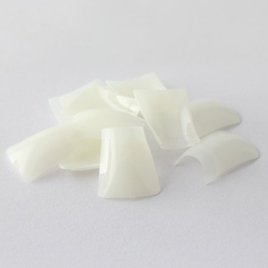 500 pcs Natural Color Duck Feet Style Nail Tips Wide French False Nail Tips Acrylic Nail by enForten