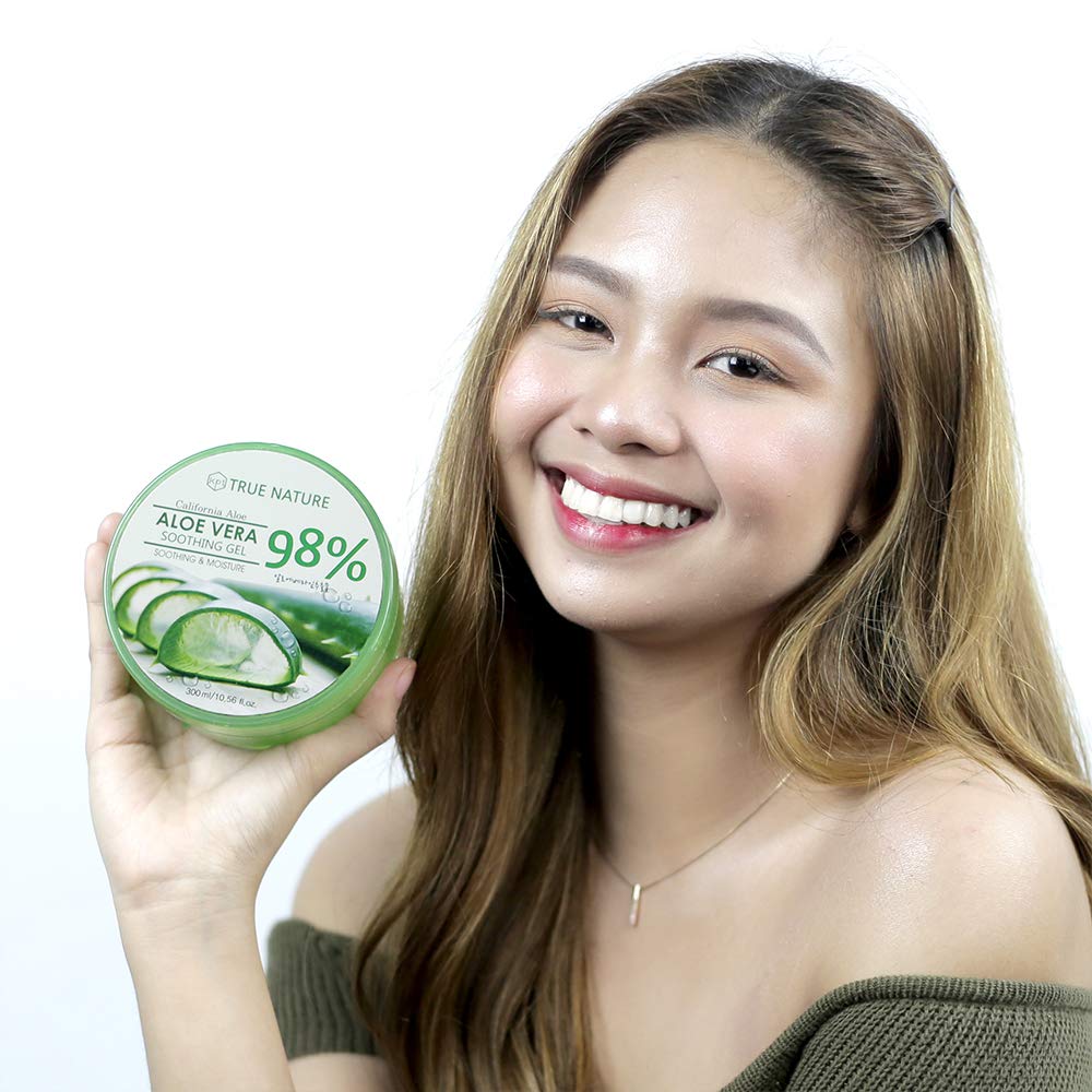 True Nature Soothing & Moisture 98% Aloe Vera Gel face moisturizer body aloe vera gel